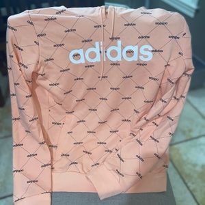 Adidas pink hoodie